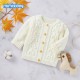 Mimixiong Baby Knitted Romper Coat Hat 3pc Clothing Set 82W823-825-826
