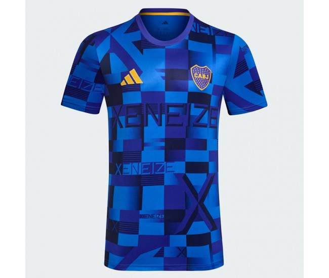 Boca Juniors Men's Pre Match Soccer Jersey 2025 