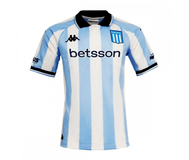 Racing Club Mens Home Soccer Jersey 2025