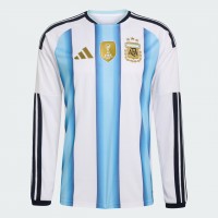 Argentina Mens Home Long Sleeve Soccer Jersey 2026