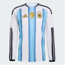 Argentina Mens Home Long Sleeve Soccer Jersey 2026