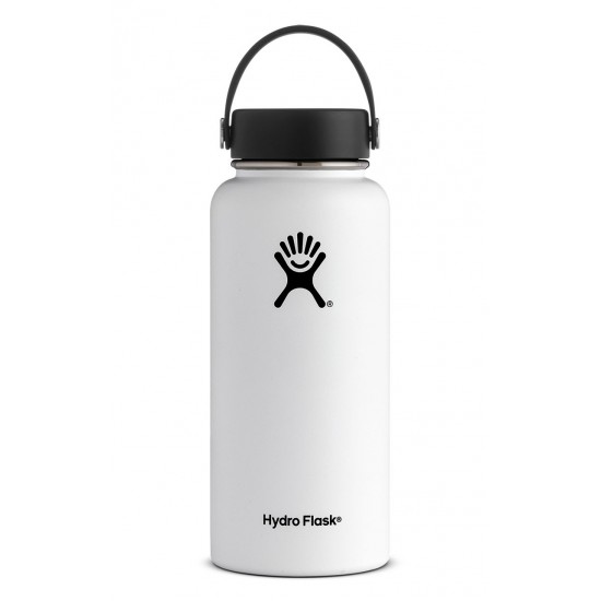 32 oz Hydro Flask Wide Mouth White