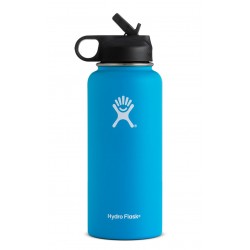 32 oz Hydro Flask Wide Mouth w/ Straw Lid Pacific