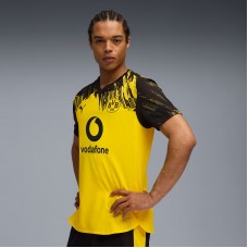 Borussia Dortmund Mens Home Authentic Soccer Jersey 2025