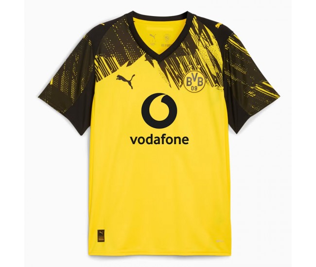 Borussia Dortmund Mens Home Soccer Jersey 2025