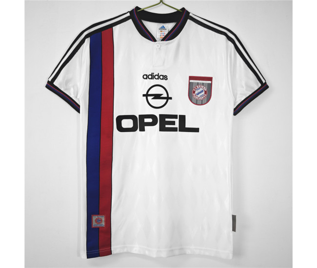 Bayern Munich Men Away Retro Soccer Jersey 1996