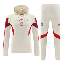 Bayern Munich Men Hooded Training Sweat Soccer Tracksuit 2024