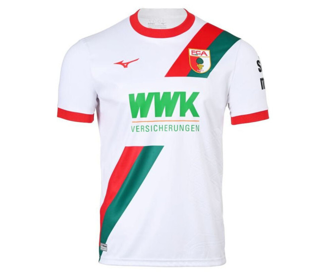FC Augsburg Mens Home Soccer Jersey 2025