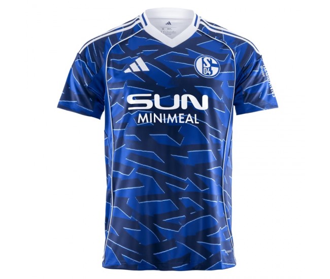 FC Schalke 04 Mens Home Soccer Jersey 2025