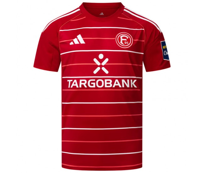 Fortuna Dusseldorf Mens Home Soccer Jersey 2025