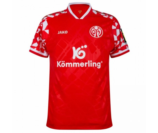 FC Mainz 05 Mens Home Soccer Jersey 2025
