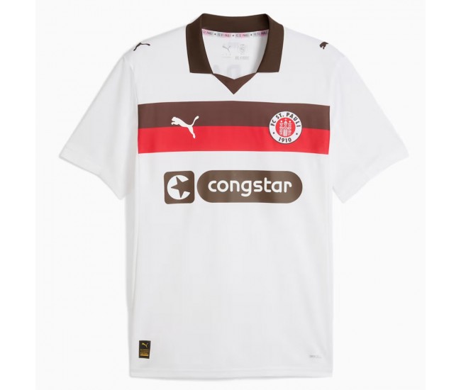 St Pauli Mens Away Soccer Jersey 2025