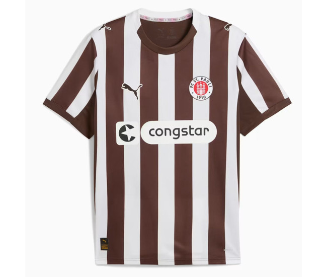 St Pauli Mens Home Soccer Jersey 2025