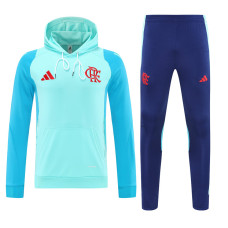 CR Flamengo Men's Training Hooded Sweat Soccer Tracksuit 2024