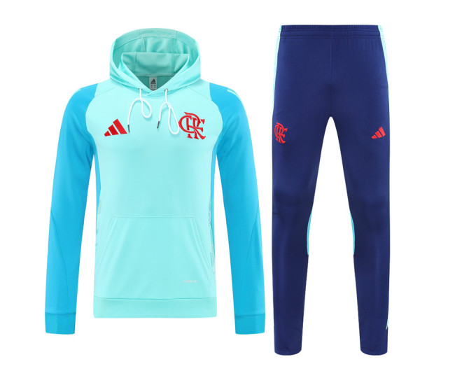 CR Flamengo Men's Training Hooded Sweat Soccer Tracksuit 2024