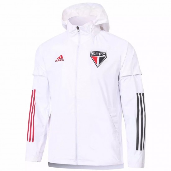 Adidas São Paulo 2020 White Training Jacket