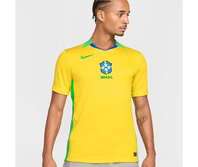 Brazil Men's Home Soccer Jersey 2025