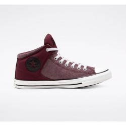 Converse Red Washed Ashore Chuck Taylor All Star High Street Unisex High Top Shoe