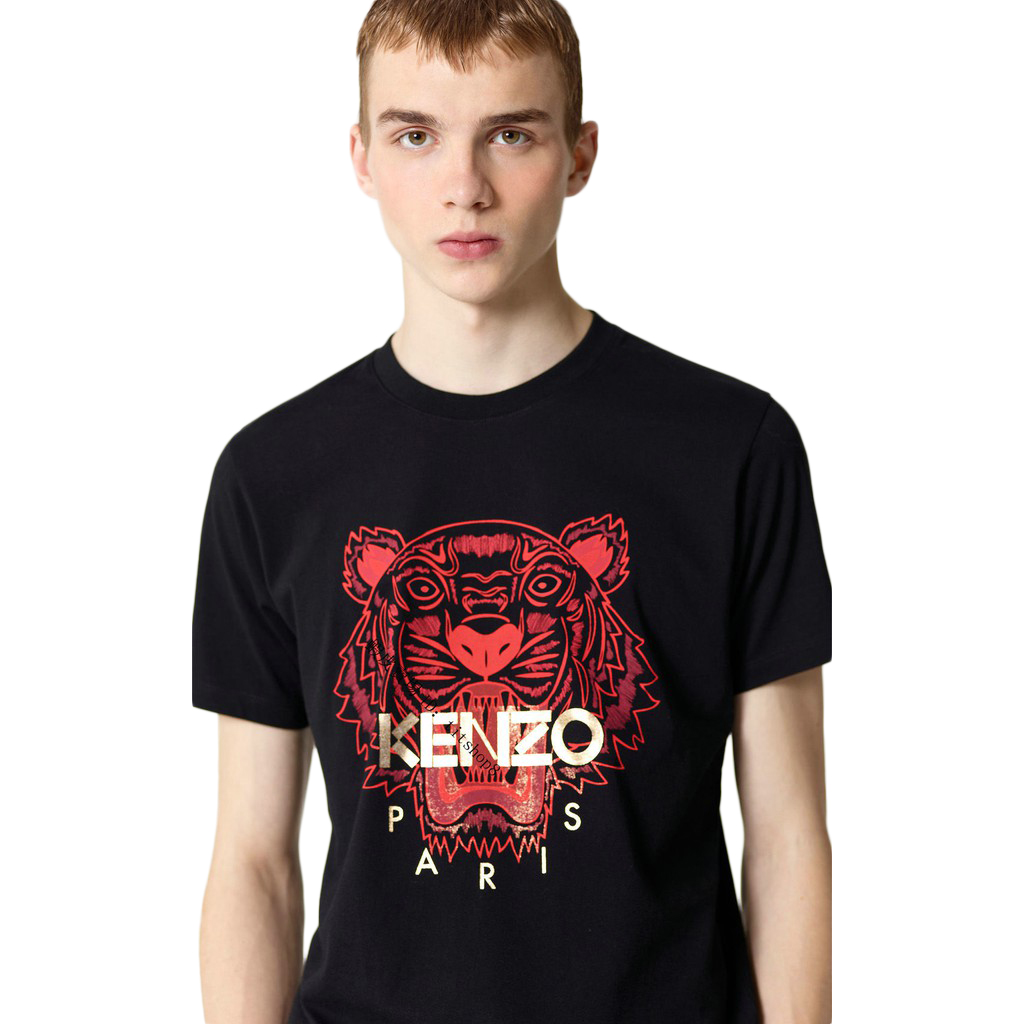 kenzo red tiger t shirt