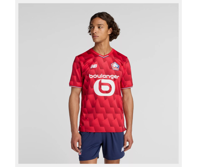 Lille OSC Men's Home Soccer Jersey 2025