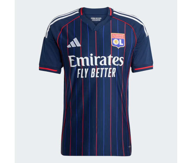 Olympique Lyonnais Mens Away Soccer Jersey 2025