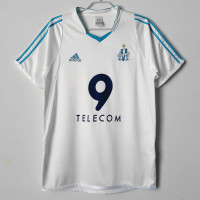 Olympique Marseille Men Home Retro Soccer Jersey 2002