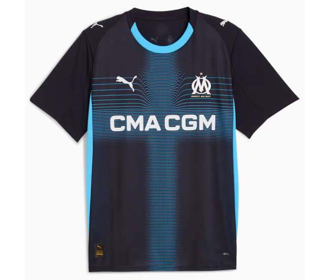 Olympique de Marseille Men's Away Soccer Jersey 2025
