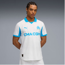 Olympique de Marseille Men's Home Authentic Soccer Jersey 2025