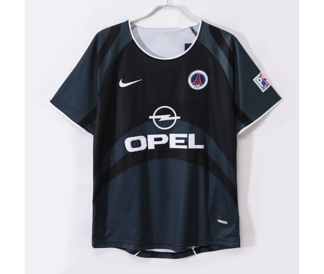 Paris Saint Germain Men Third Retro Soccer Jersey 2001 Paris Saint Germain Men Third Retro Soccer Jersey 2001