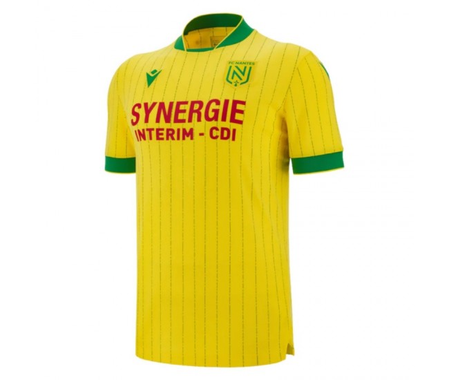 FC Nantes Mens Home Soccer Jersey 2025