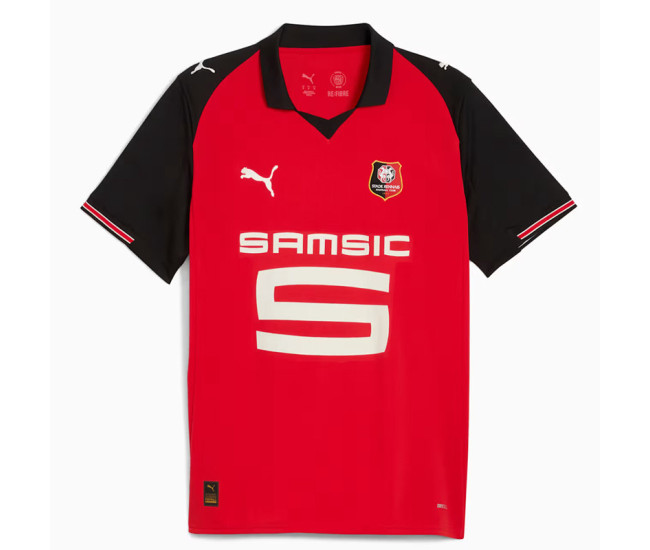Stade Rennais Mens Home Soccer Jersey 2025