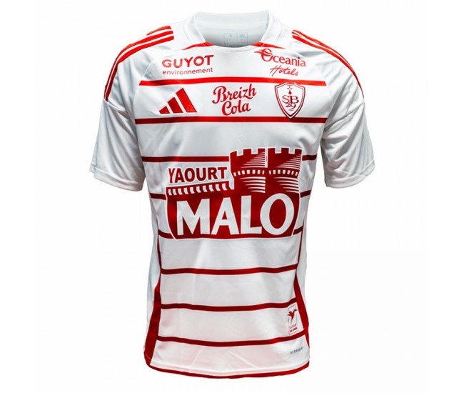 Stade Brest Mens Away Soccer Jersey 2024