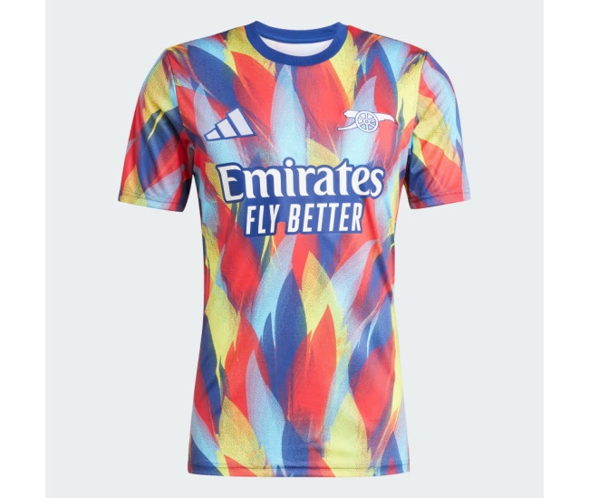 Arsenal Mens Pre Match Soccer Jersey 2025
