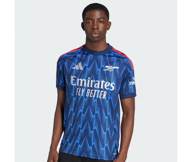 Arsenal FC Mens Away Authentic Soccer Jersey 2025