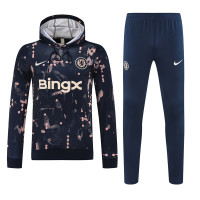 Chelsea FC Mens Academy Pro Se Training Hooded Sweat Soccer Tracksuit 2025