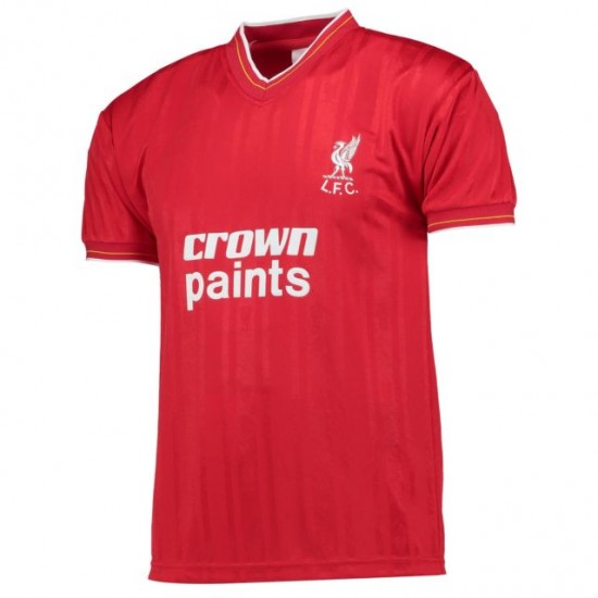 LFC Home Crown Paints Shirt 1986