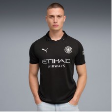 Manchester City Mens Away Authentic Soccer Jersey 2025