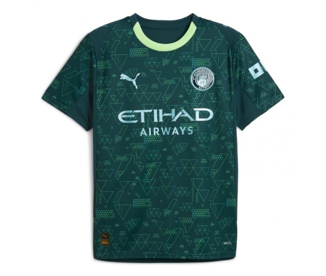 Manchester City Mens Fourth Soccer Jersey 2025