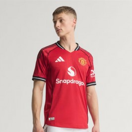 Manchester United Mens Home Authentic Soccer Jersey 2025