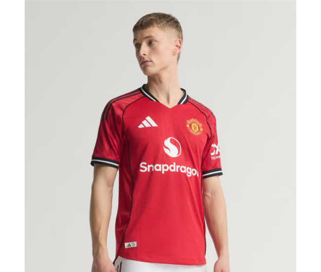 Manchester United Mens Home Authentic Jersey 2025