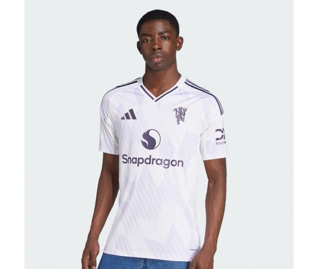 Manchester United Mens Away Authentic Soccer Jersey 2025