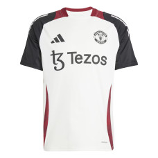 Manchester United Men's Off White Training Soccer Jersey 2024