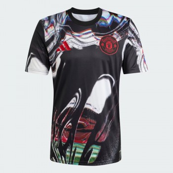 Manchester United Mens Pre Match Soccer Jersey 2025-26