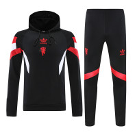 Manchester United Men's Originals Training Hooded Sweat Soccer Tracksuit 2024