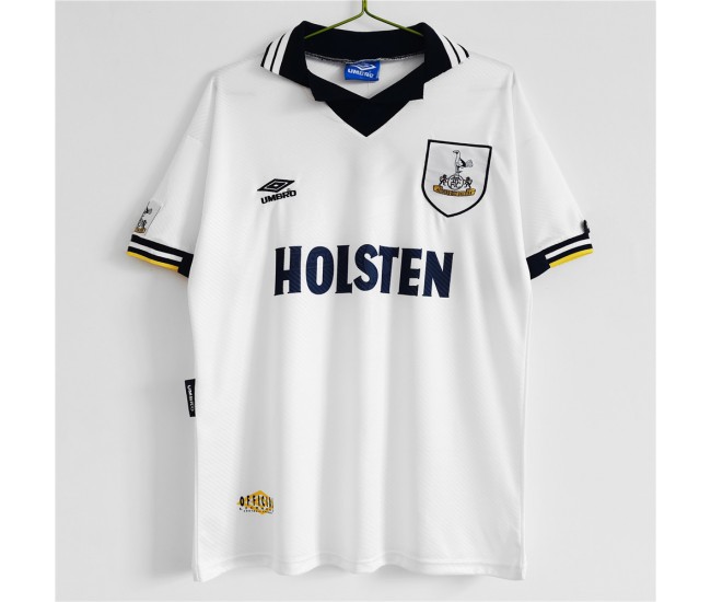 Tottenham Hotspur FC Men Home Retro Soccer Jersey 1994