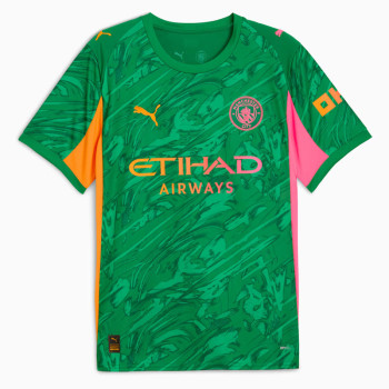 Manchester City Mens Goalkeeper Green Jersey 2025