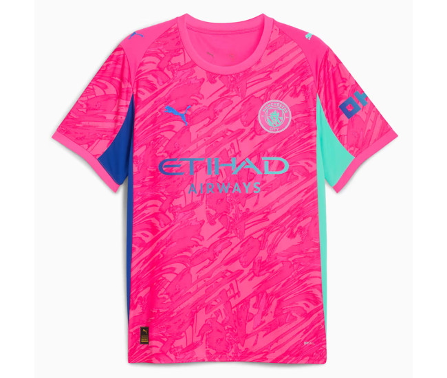 Manchester City Mens Goalkeeper Pink Jersey 2025