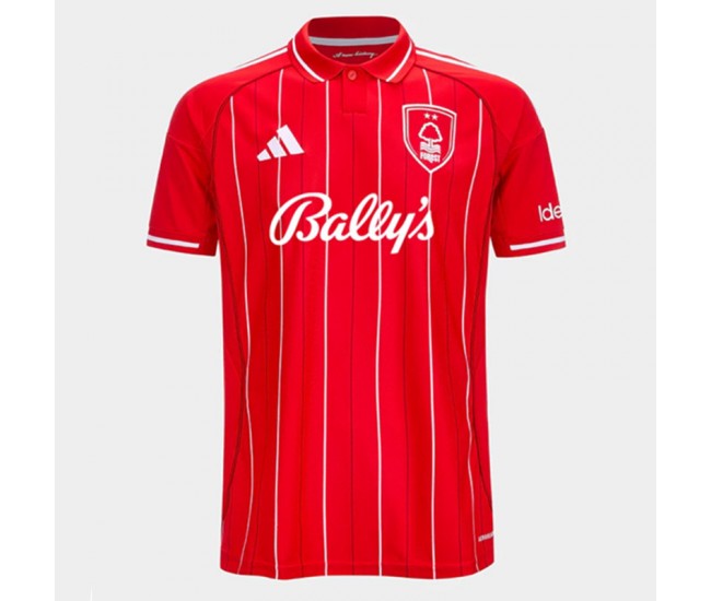 Nottingham Forest Mens Home Soccer Jersey 2025