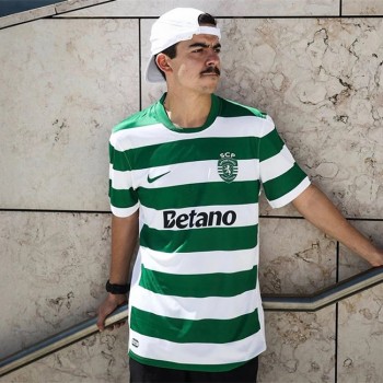 Sporting CP Mens Home Authentic Soccer Jersey 2025