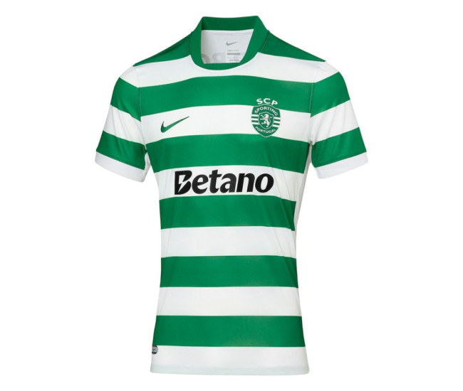 Sporting CP Mens Home Soccer Jersey 2025